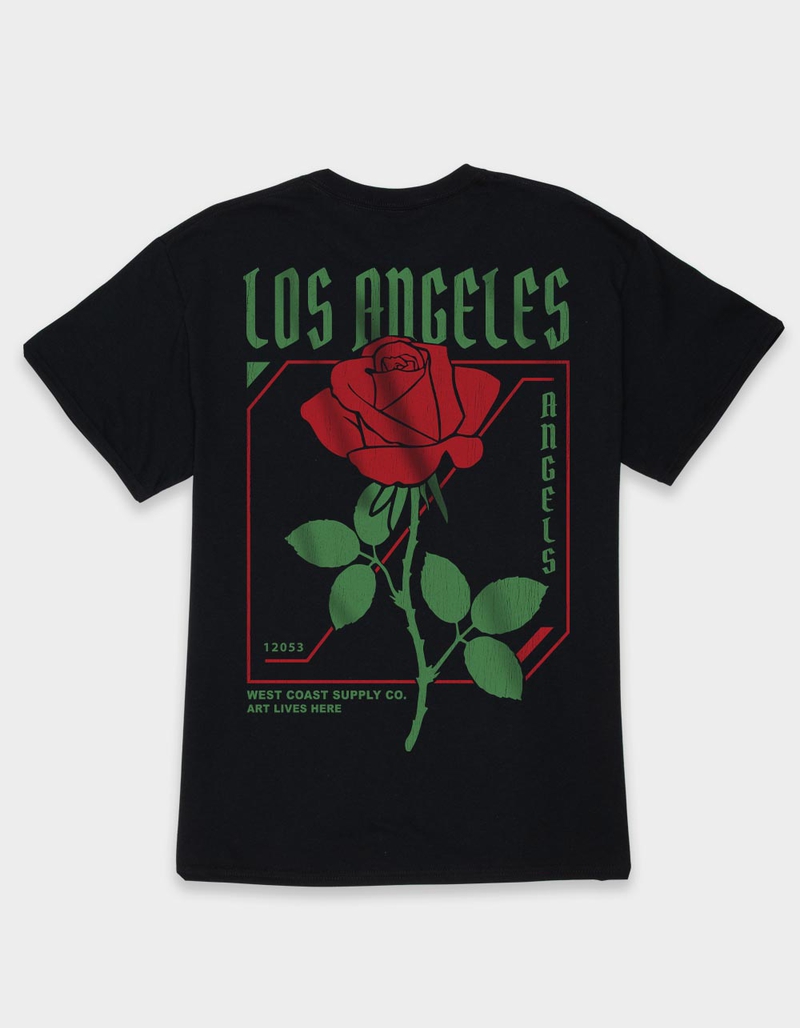 LOS ANGELES Rose Unisex Tee image number 0