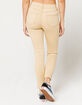 SKY AND SPARROW Skinny Fray Crop Womens Jeans image number 4