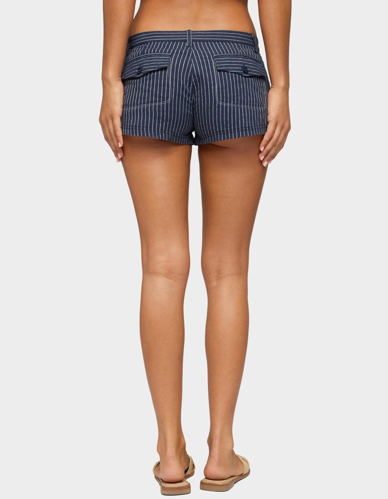 EDIKTED Lina Pinstripe Shorts image number 2