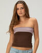RSQ Womens Reversible Tube Top image number 2