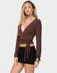 EDIKTED Malenna Wrap Top image number 2