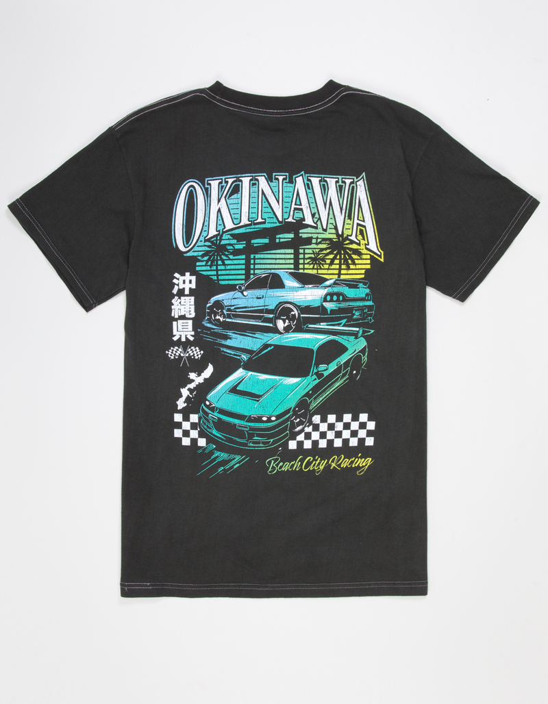 PLEASANT GETAWAY Okinawa Racing Mens Tee image number 0