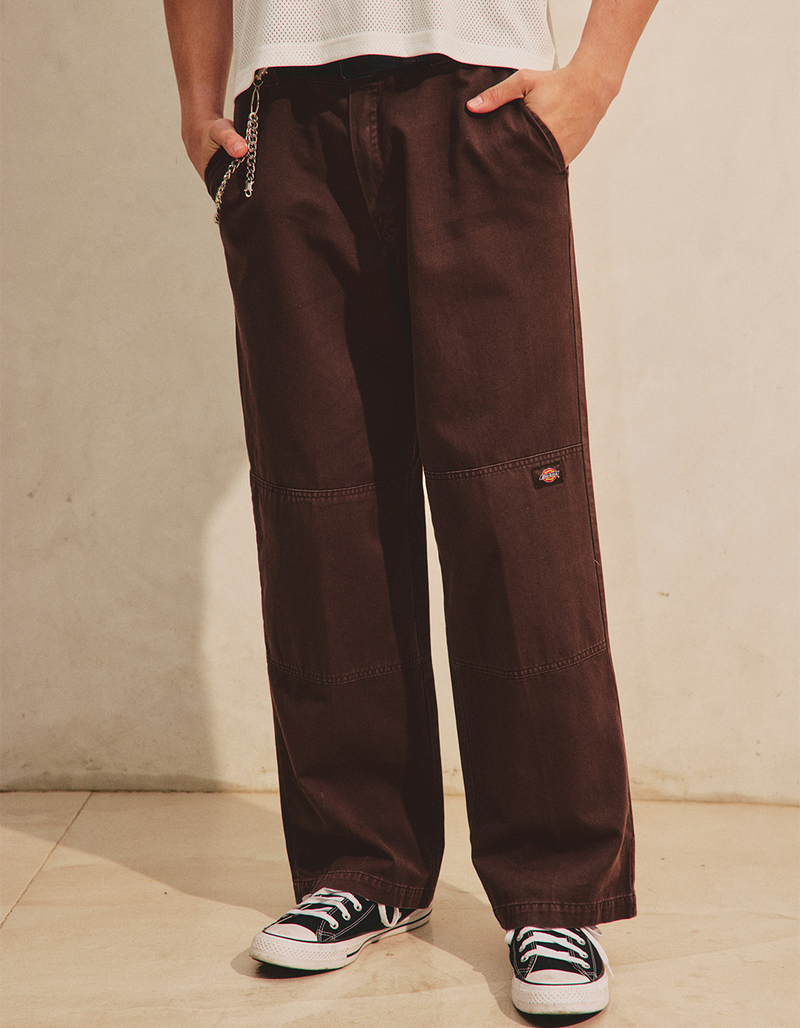 DICKIES Worn In Mens Double Knee Work Pants image number 7