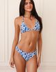 DIPPIN' DAISY'S Palm Tie Back Triangle Bikini Top image number 1