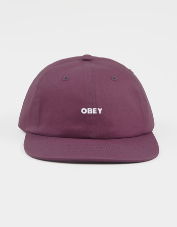 OBEY Bold Twill 6 Panel Strapback Hat Alternative Image