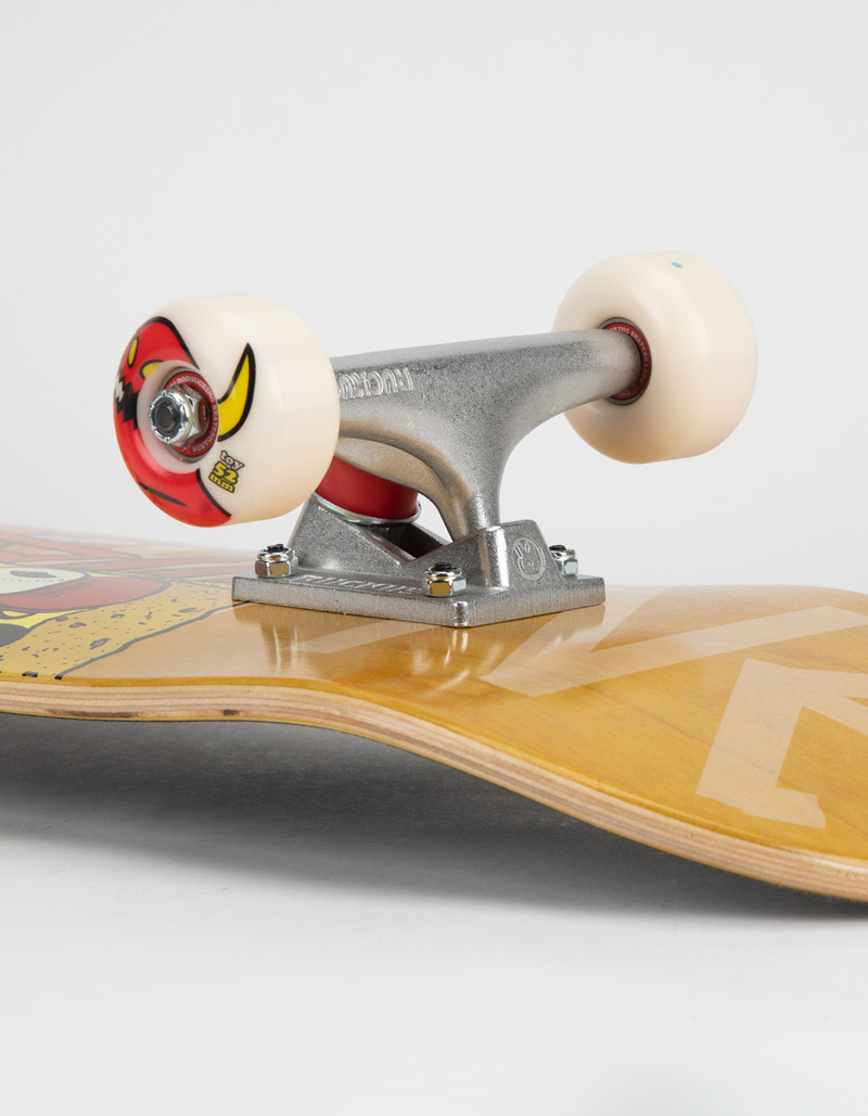 TOY MACHINE Pizza Shredder Sect 7.75" Complete Skateboard image number 2