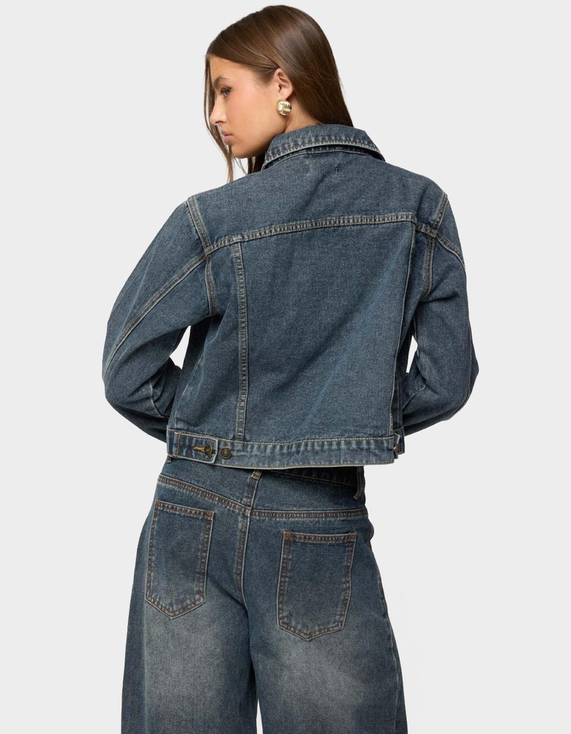 EDIKTED Barb Denim Jacket image number 2