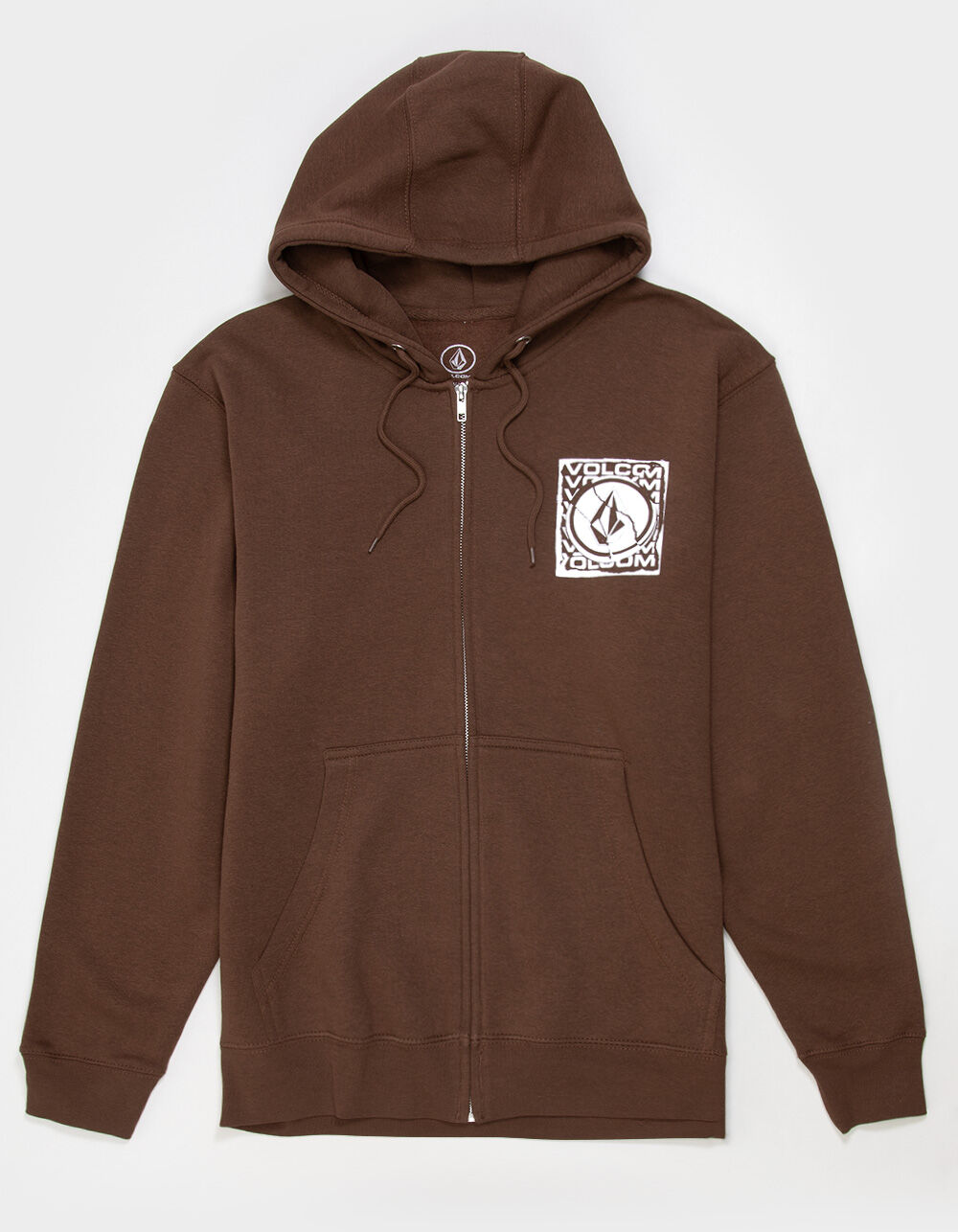 VOLCOM Flagged Mens Zip-Up Hoodie - BROWN | Tillys