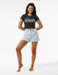 RIP CURL Summer Solstice Womens Baby Tee image number 2