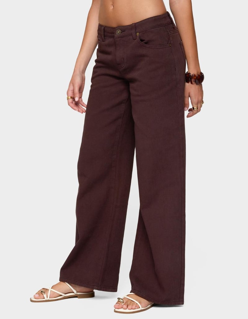 EDIKTED Roman Low Rise Slouchy Jeans image number 1