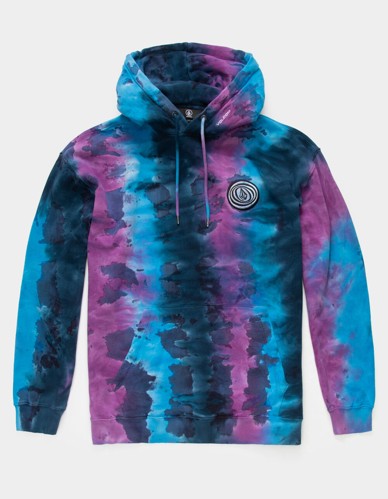 VOLCOM Scrowed Mens Tie Dye Hoodie image number 0