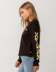 VANS Sunflower Checks Womens Crop Tee image number 2