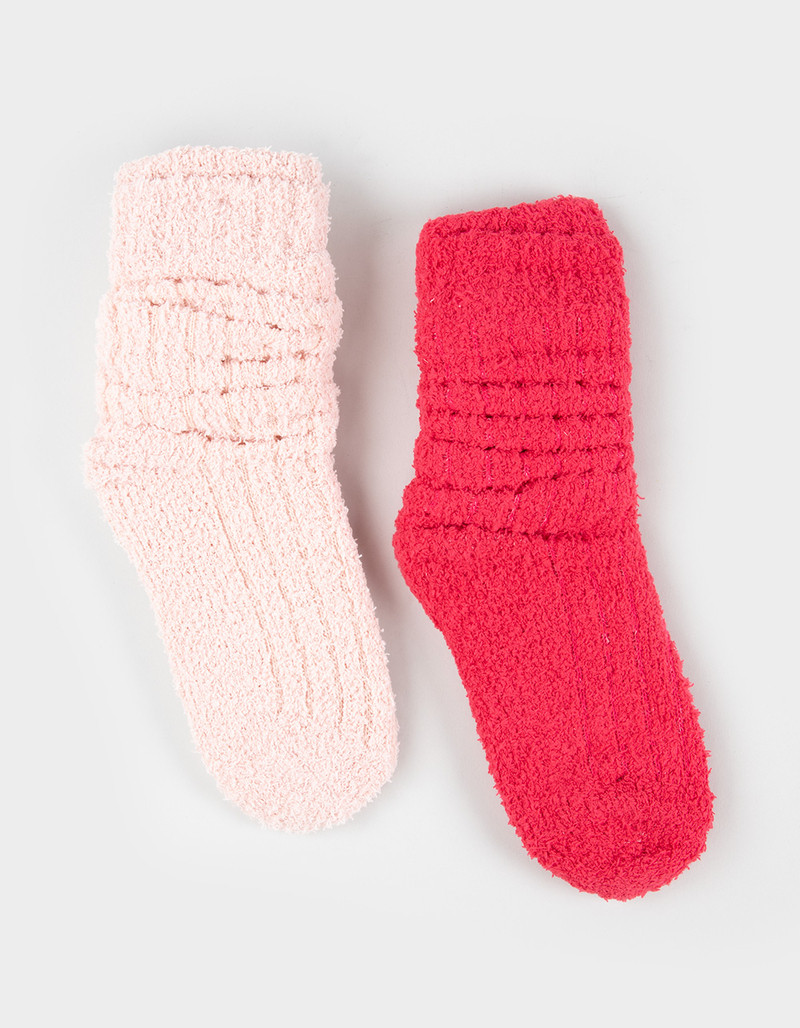 FULL TILT Cozy Slouch 2 Pack Womens Socks image number 0