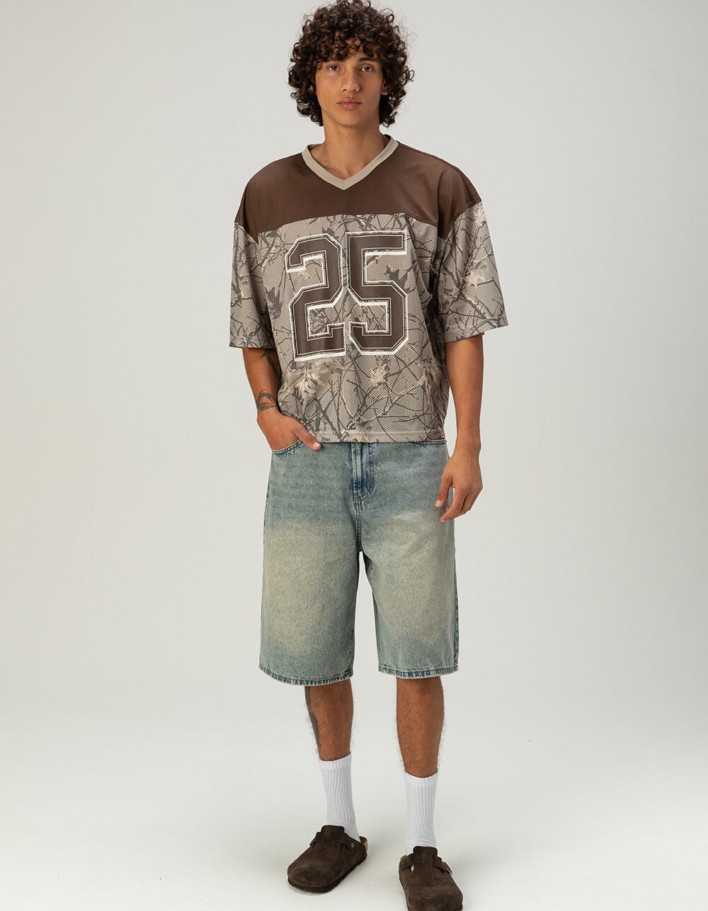 RSQ Mens Baggy Jorts - LIGHT WASH | Tillys