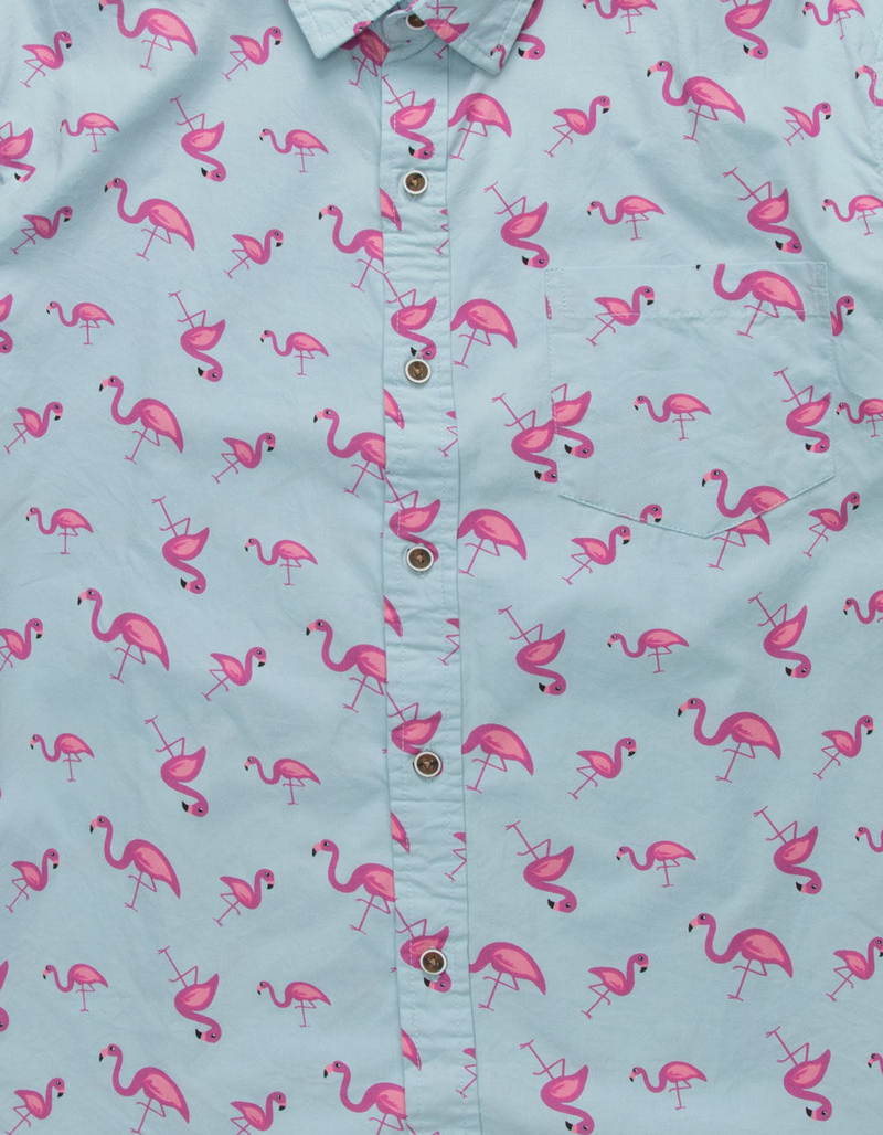 VSTR Flamingos Mens Shirt image number 1