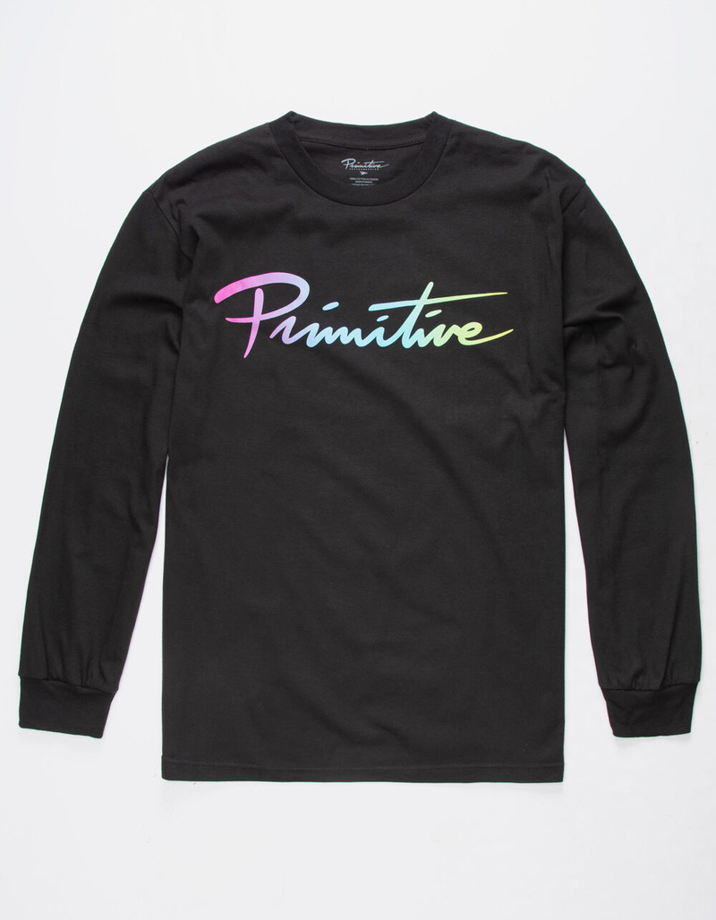 PRIMITIVE Nuevo Gradient Black Mens T-Shirt image number 0