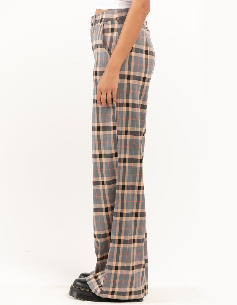 RSQ Womens Wide Leg Plaid Pants image number 2