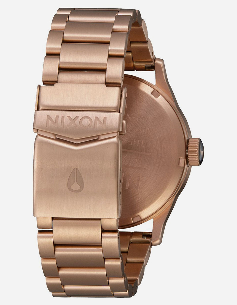 NIXON Sentry SS Rose Gold Watch image number 2