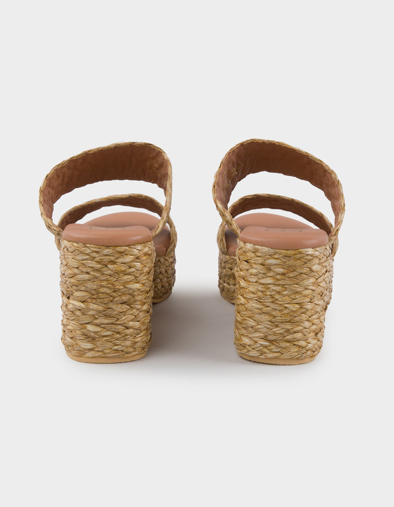 BEACH by Matisse Ocean Ave Womens Platform Slide Sandals image number 3