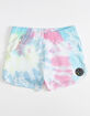 MAUI AND SONS Tie Dye Girls Dolphin Shorts image number 1