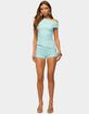 EDIKTED Atile Textured Micro Shorts image number 4