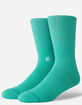 STANCE Icon Blue Mens Crew Socks image number 1