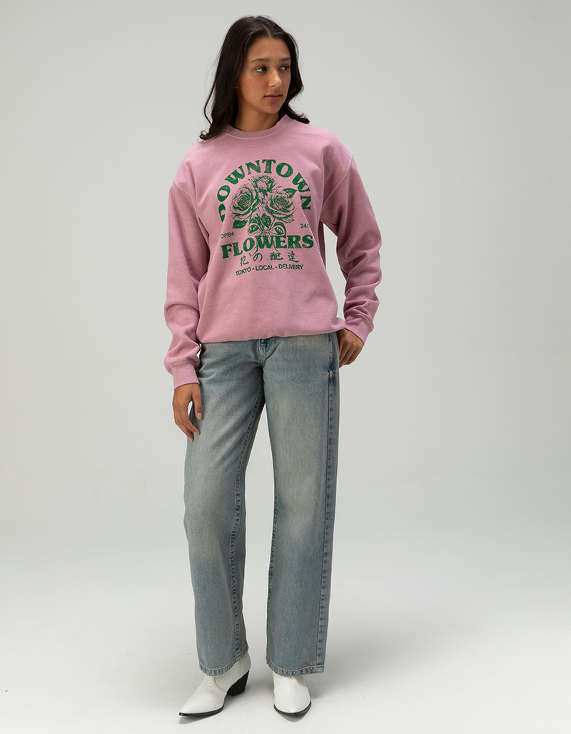 BDG Urban Outfitters Downtown Flowers Womens Crewneck Sweatshirt image number 1