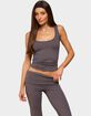 EDIKTED Kiarra Scoop Neck Tank Top image number 1