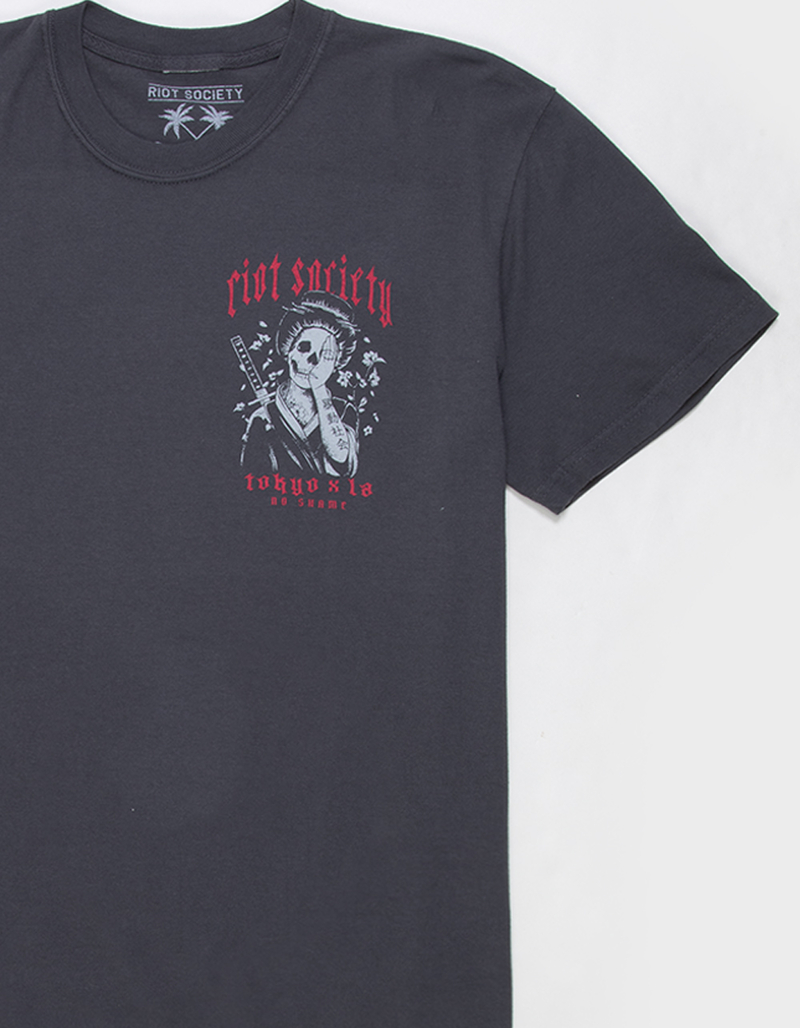 RIOT SOCIETY Geisha Mens Heavyweight Tee image number 3