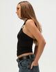 MADDEN GIRL Womens Hardware Halter Top image number 3