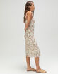 RSQ Floral Lace Midi Dress image number 3