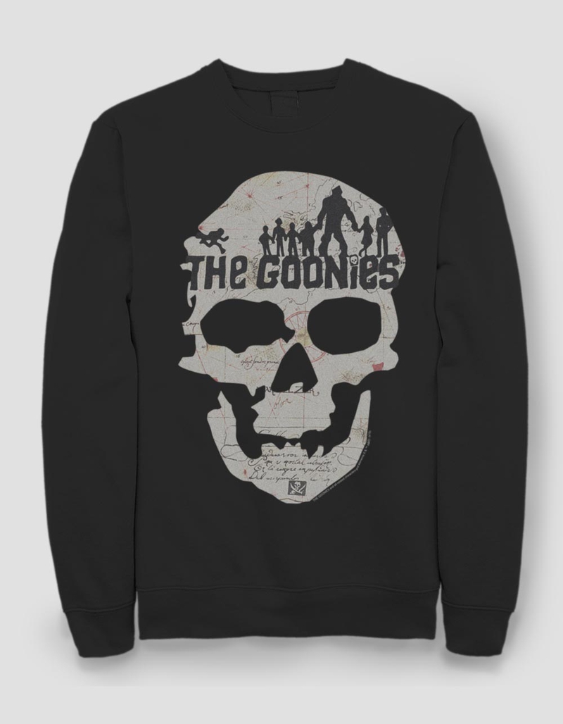 THE GOONIES Goonie Skull Map Unisex Crewneck Sweatshirt image number 0