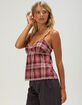 DICKIES Plaid Womens Cami image number 3