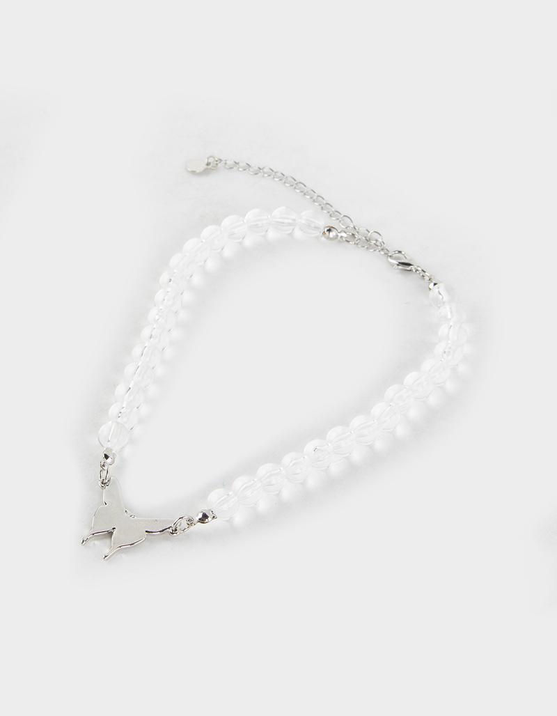 FULL TILT Beaded Butterfly Necklace. image number 0