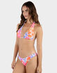 HURLEY Island Floral Convertible Halter Womens Bikini Top image number 3