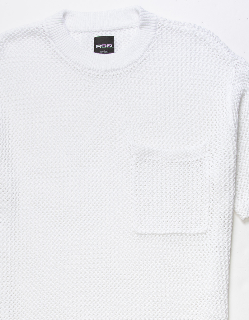 RSQ Mens Crochet Pocket Tee image number 2