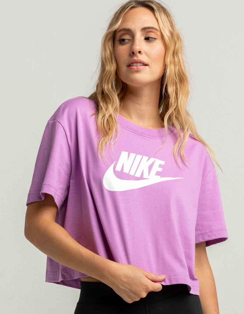 NIKE Essential Icon Womens Crop Tee image number 1