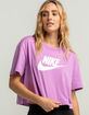 NIKE Essential Icon Womens Crop Tee image number 2