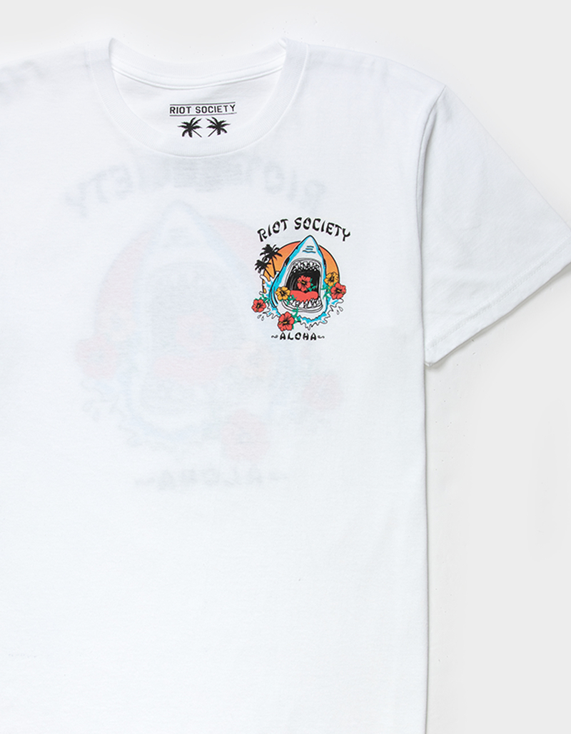 RIOT SOCIETY Aloha Shark Boys Tee image number 2