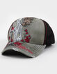 AFFLICTION Winged Reaper Womens Trucker Hat image number 1