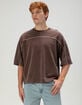 RSQ Mens Seamed Baggy Crop Tee image number 1