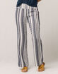 IVY & MAIN Stripe Womens Linen Pants image number 1