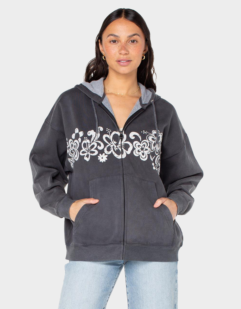 ROXY Lineup Oversize Zip Womens Hoodie image number 0