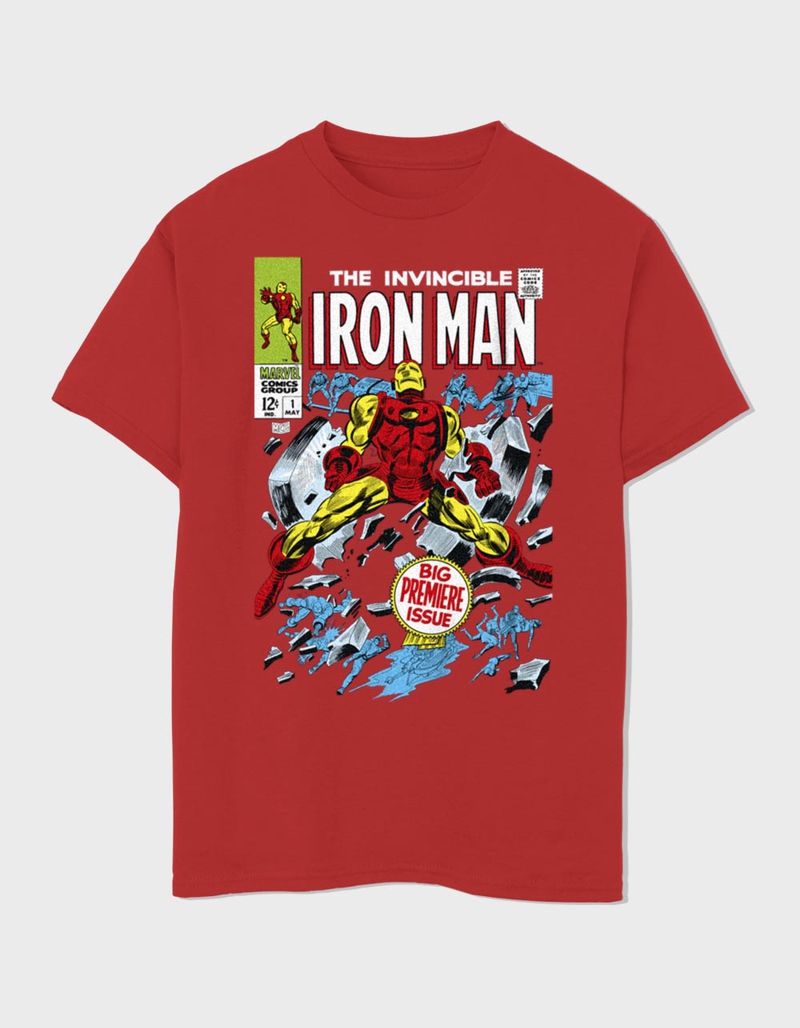 IRON MAN Big Premiere Unisex Kids Tee RED Tillys