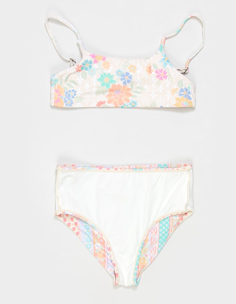 O'NEILL Bali Floral Reversible Girls Bralette Bikini Set image number 2