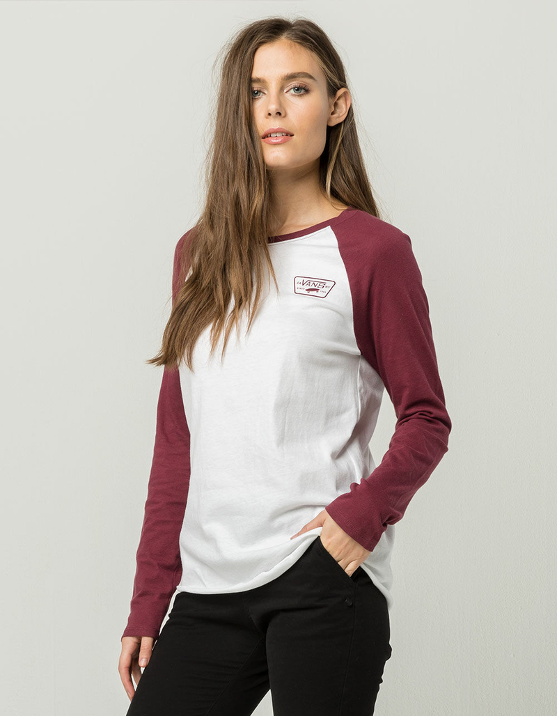 VANS Full Patch Womens Raglan Tee image number 2