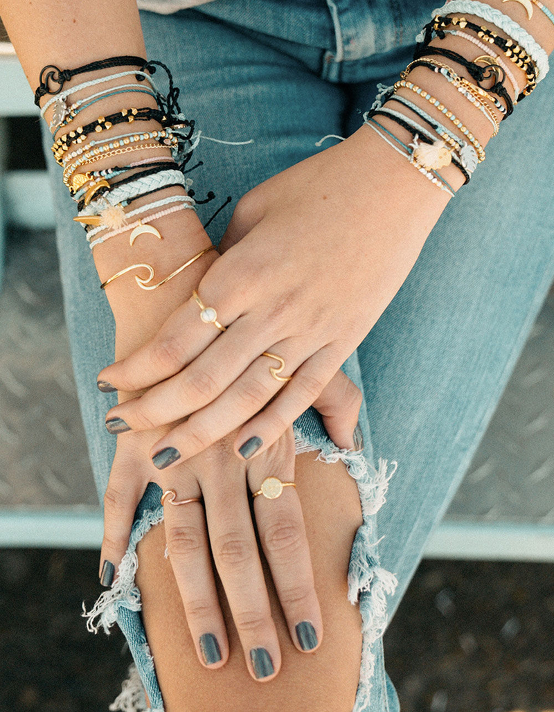 PURA VIDA Wave Ring image number 1