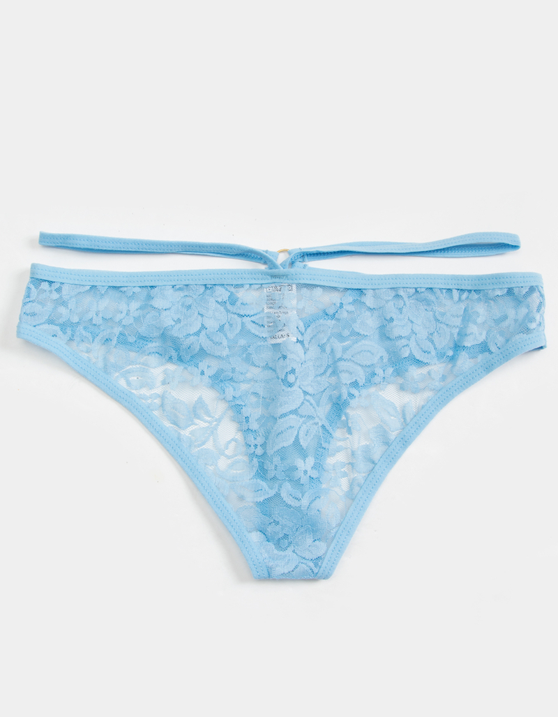 SKY & SPARROW Lace High Strap Cheeky Panties image number 1