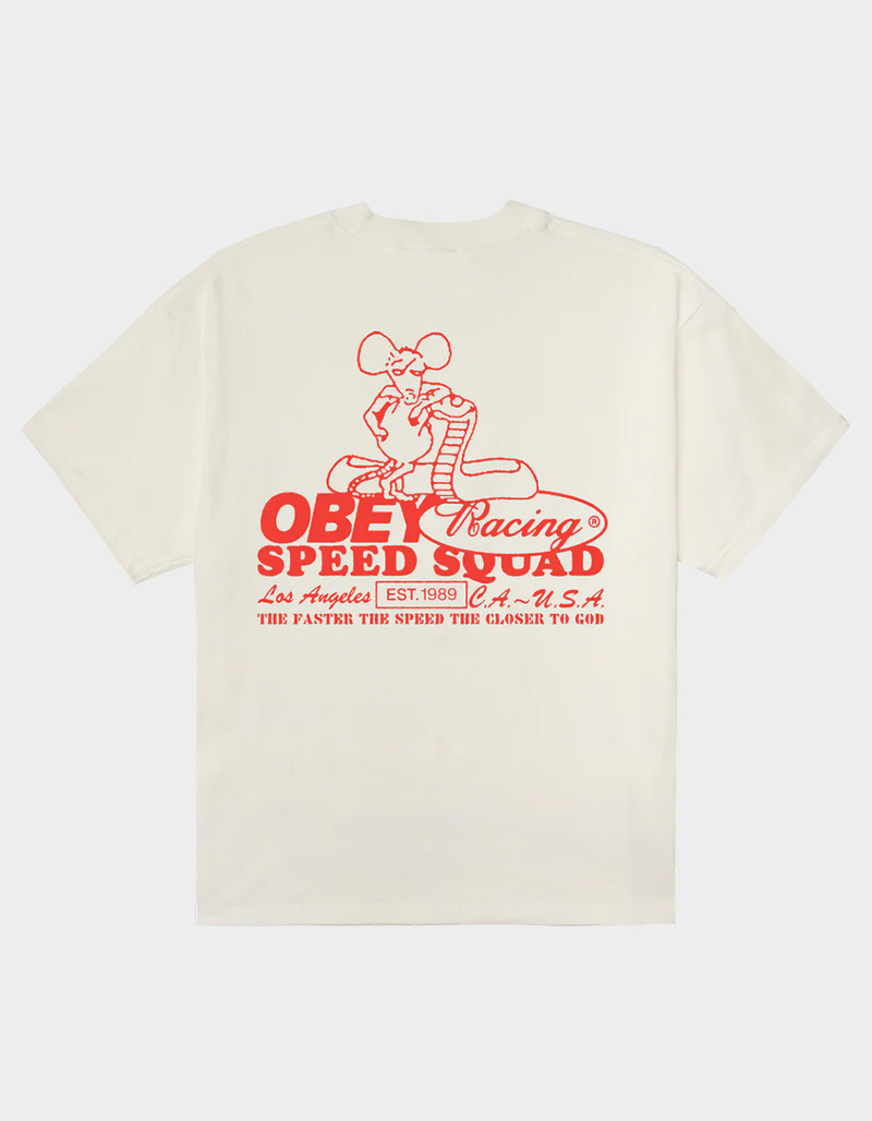 OBEY Speed Squad Mens Heavyweight Tee image number 0