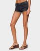 EDIKTED Mistie Denim Micro Shorts image number 2